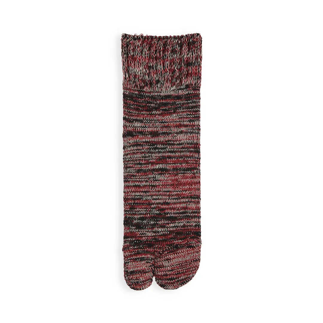 062131208 Cotton Slub Yarn Tabi Short Socks