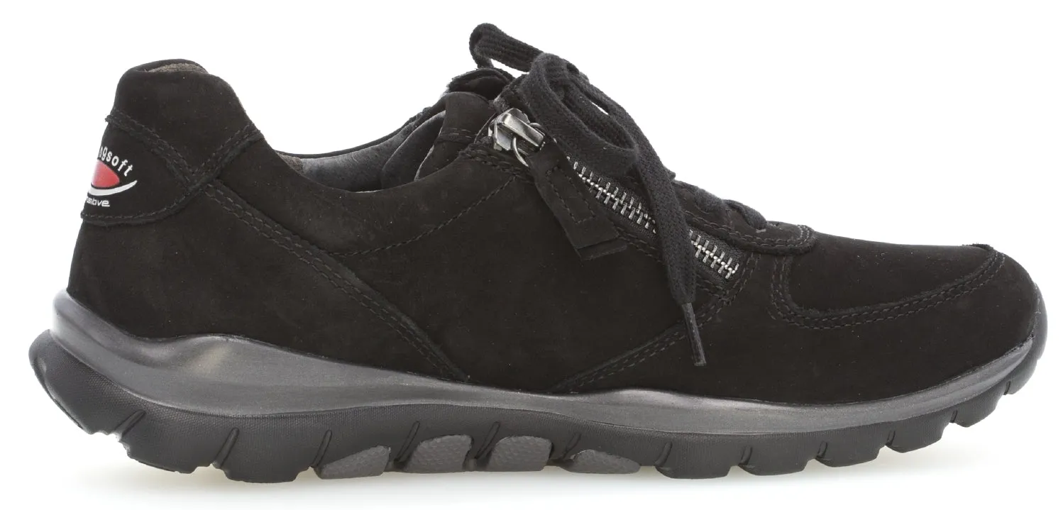 '06.968.47' women's walking rolling sneaker - Black