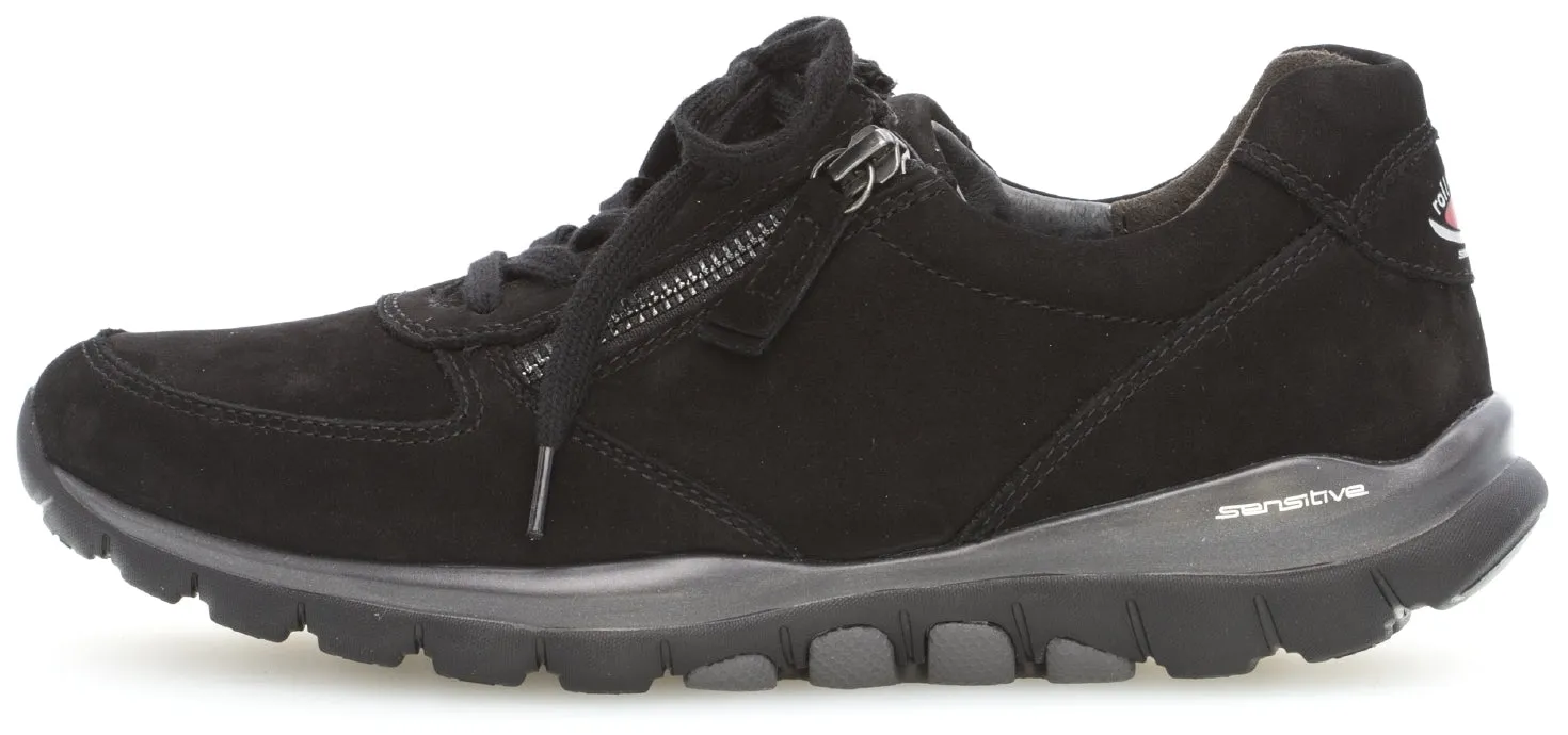'06.968.47' women's walking rolling sneaker - Black