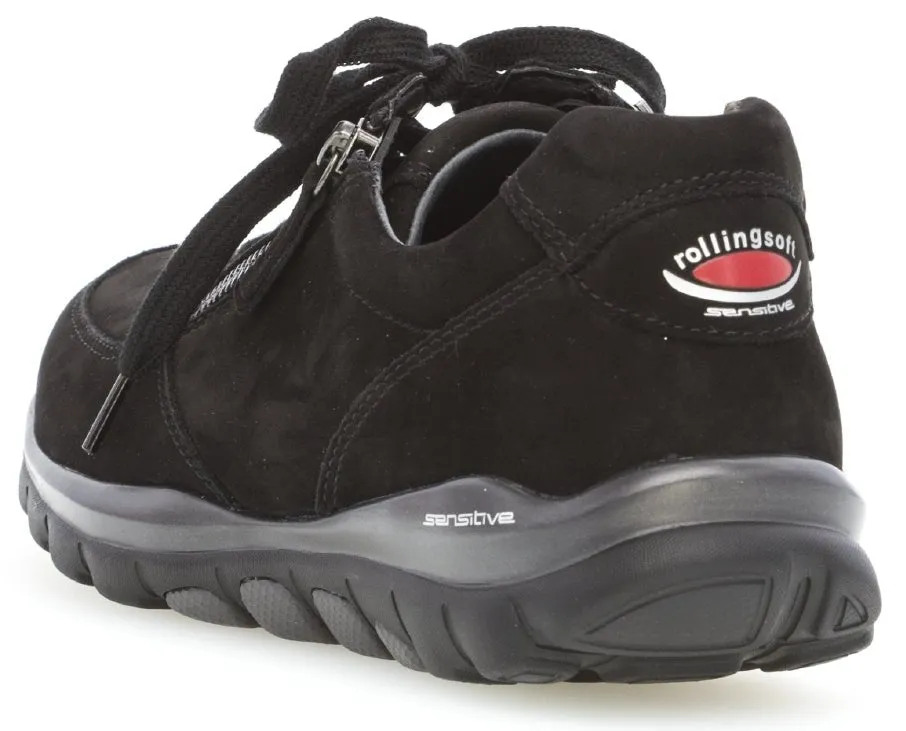 '06.968.47' women's walking rolling sneaker - Black