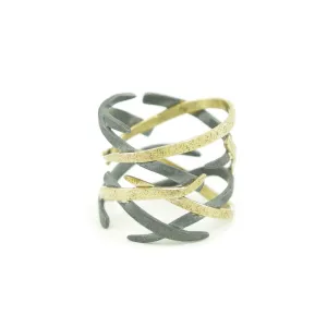 14K Gold Woven Ring
