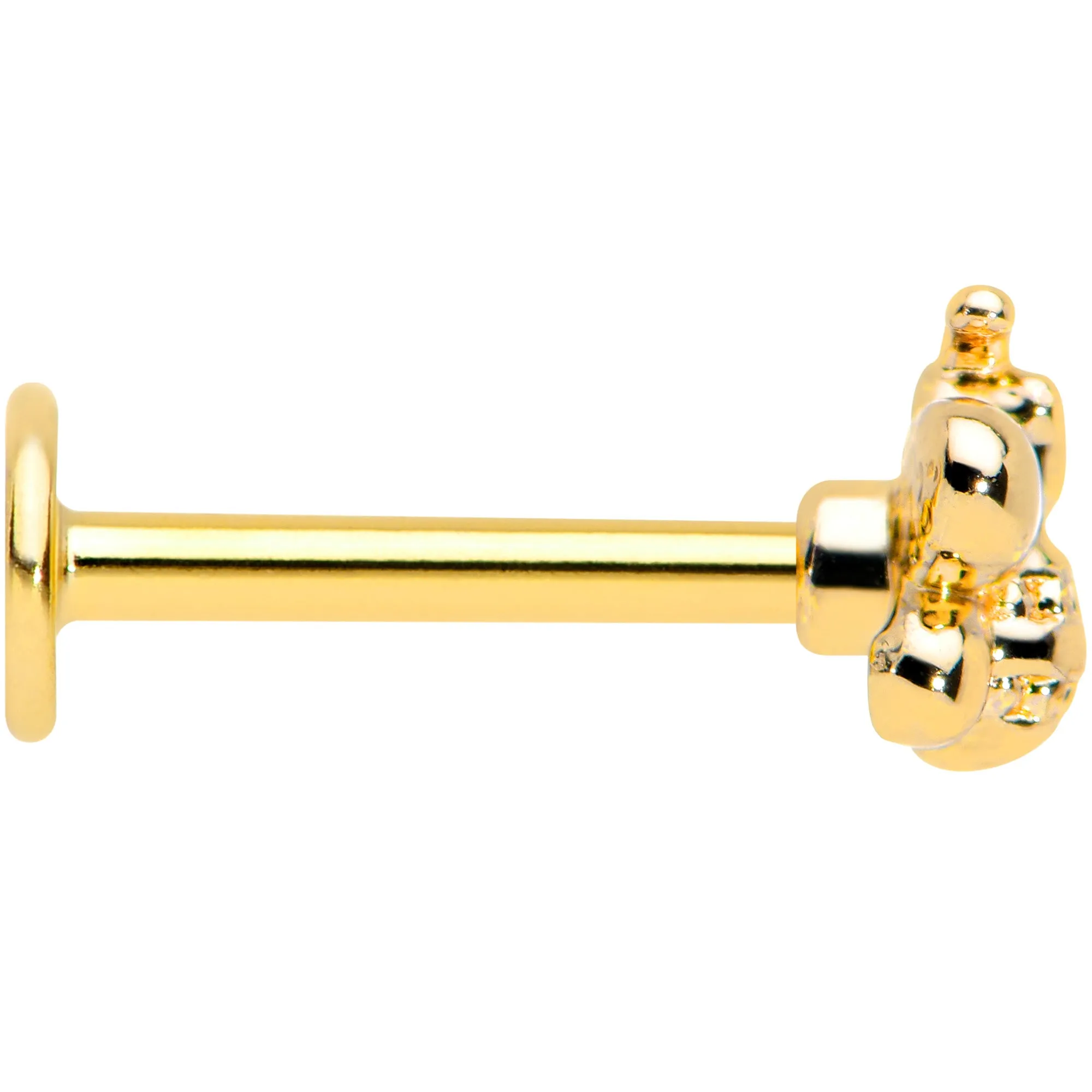 16 Gauge 5/16 Gold Tone Simply Stylish Bee Labret Monroe Tragus