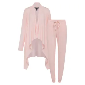 2 Piece Hacci Robe & Jogger Set