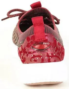 '26.980.18' women walking rolling sneakers - Red