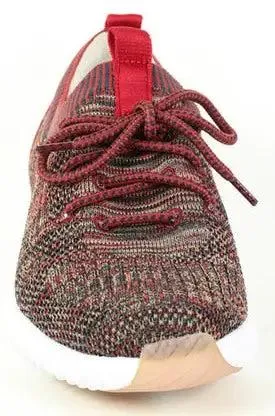 '26.980.18' women walking rolling sneakers - Red