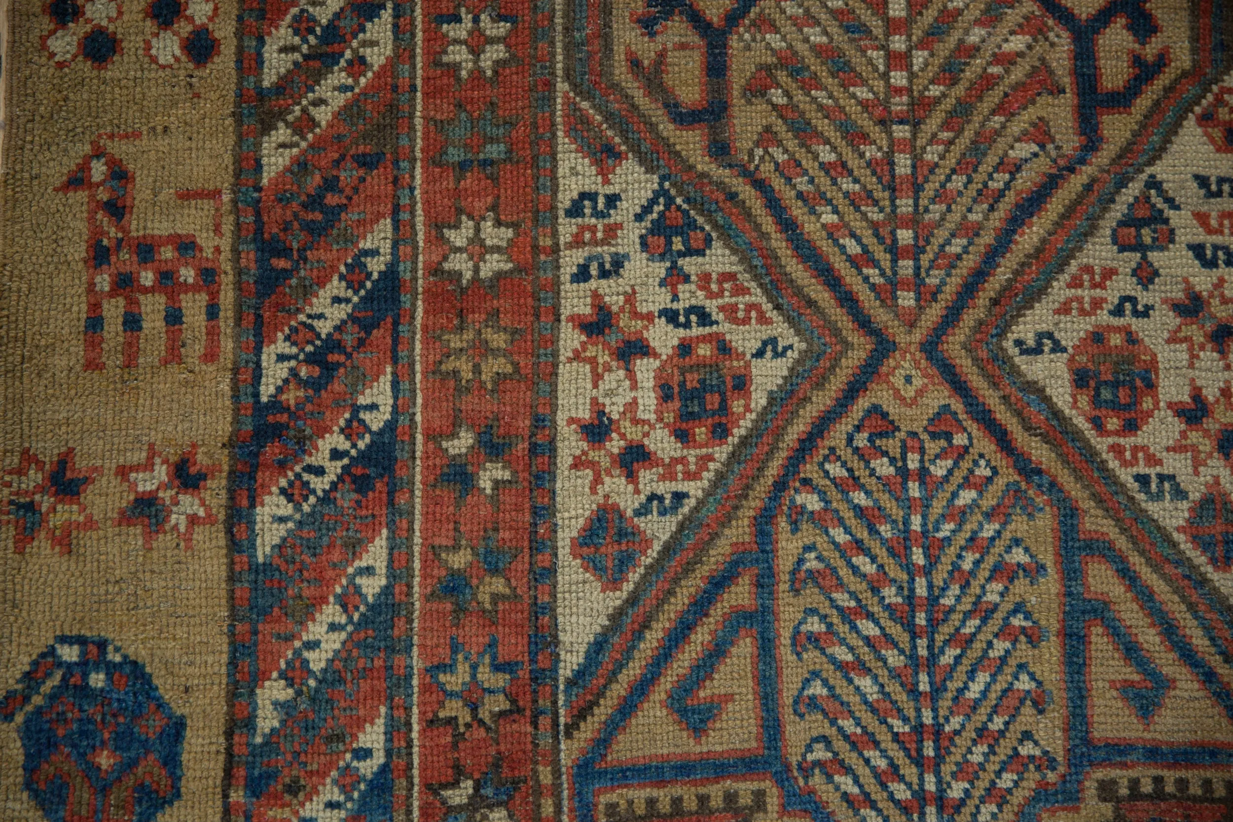 3.5x9.5 Antique Serab Rug Runner