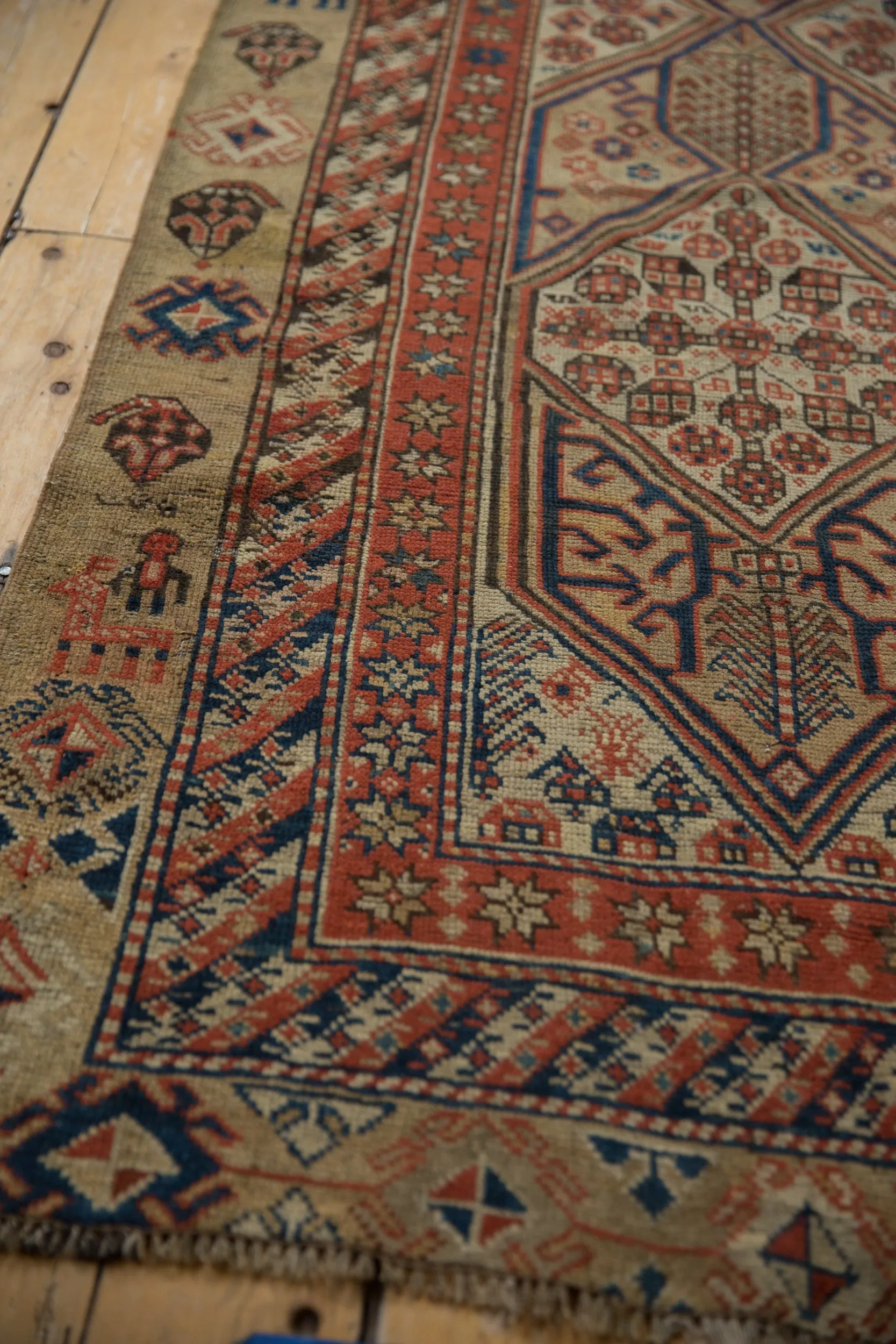 3.5x9.5 Antique Serab Rug Runner