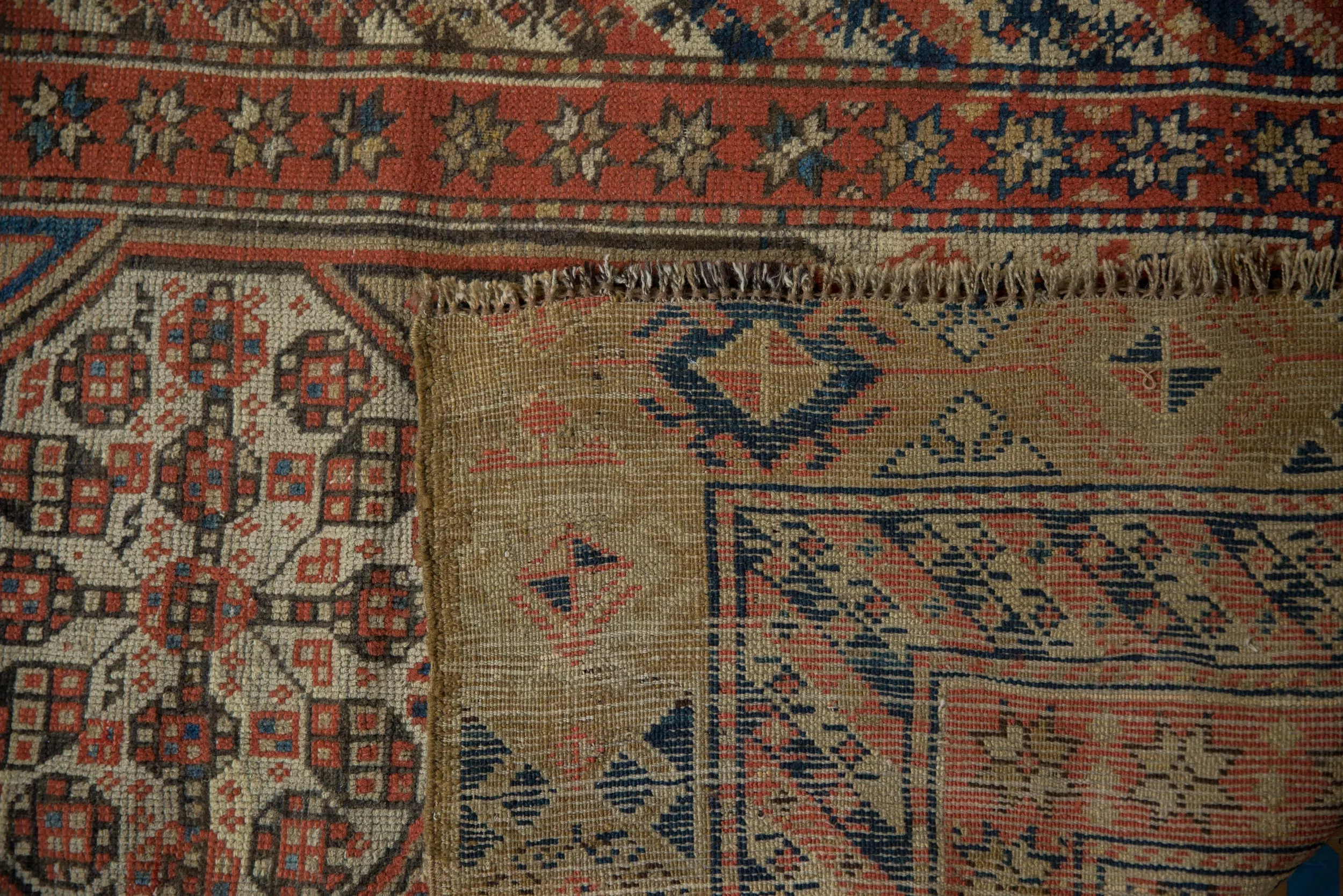 3.5x9.5 Antique Serab Rug Runner