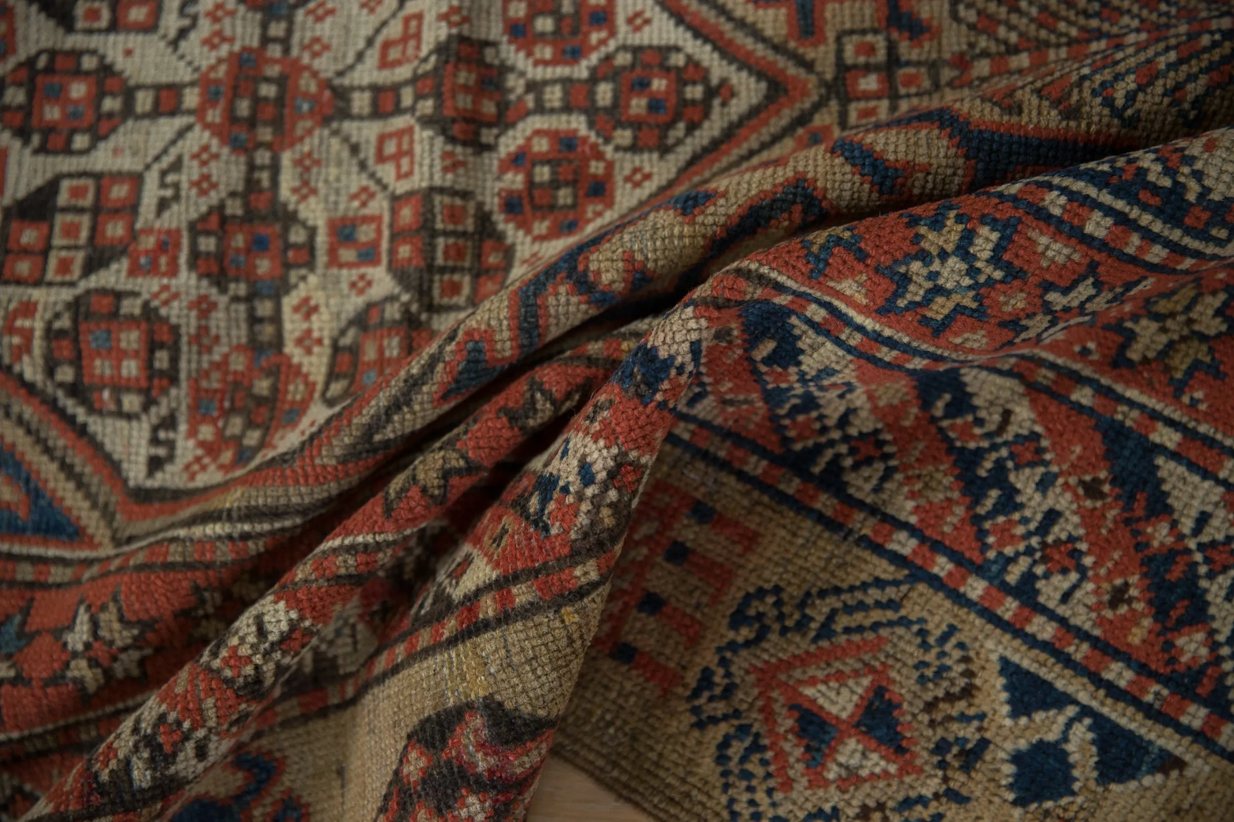 3.5x9.5 Antique Serab Rug Runner
