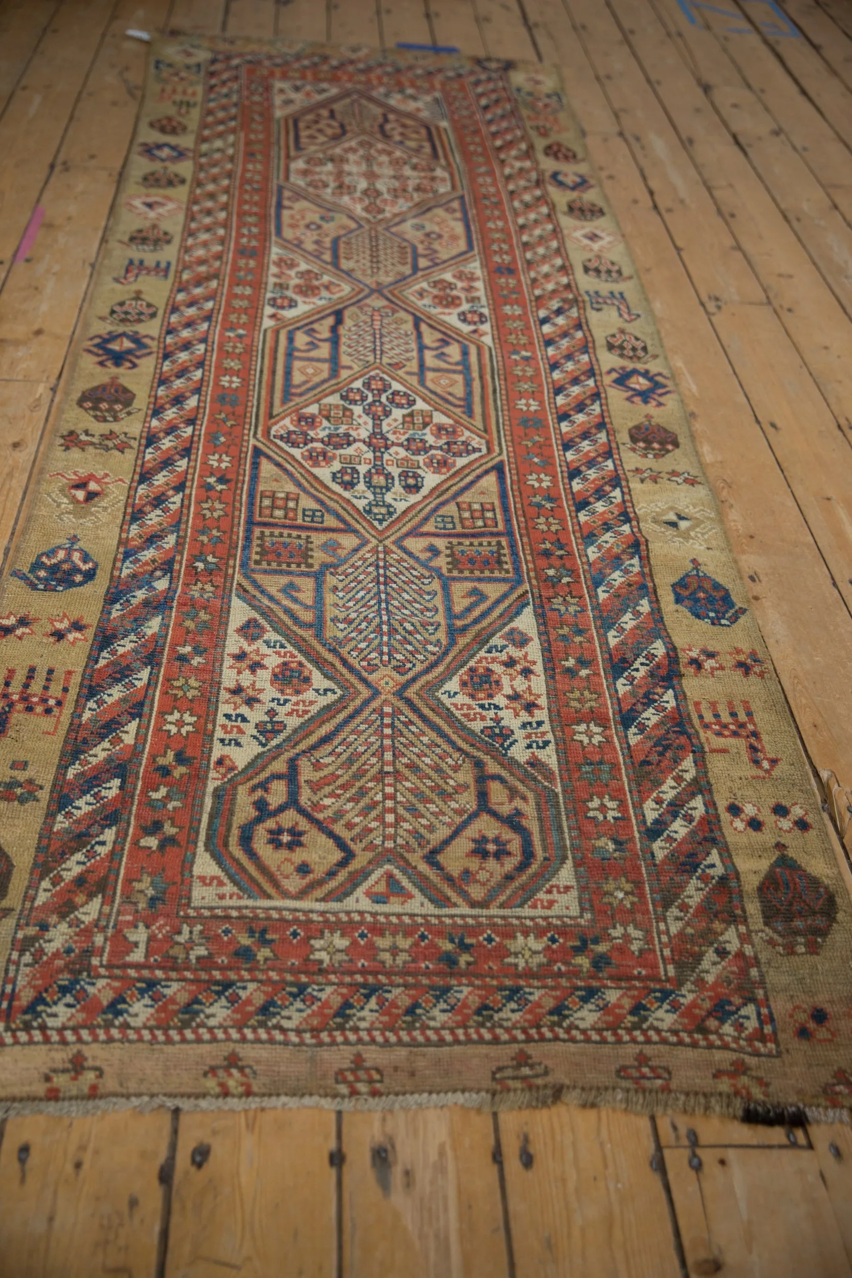 3.5x9.5 Antique Serab Rug Runner