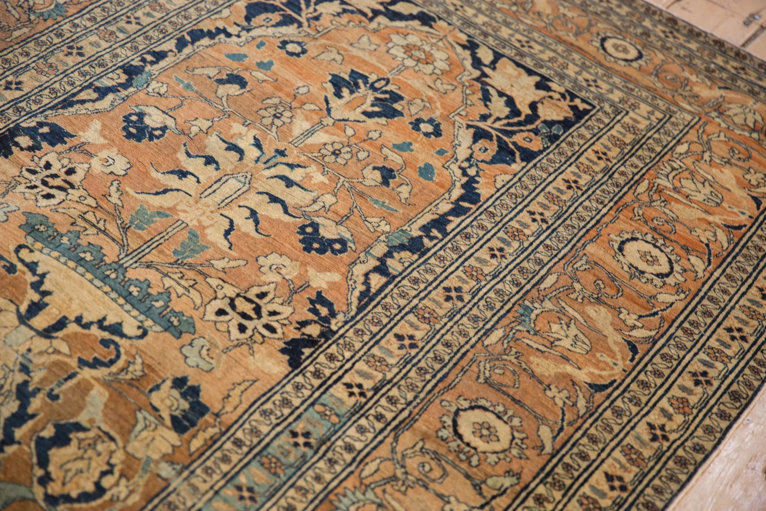 4.5x6 Antique Fine Tabriz Rug