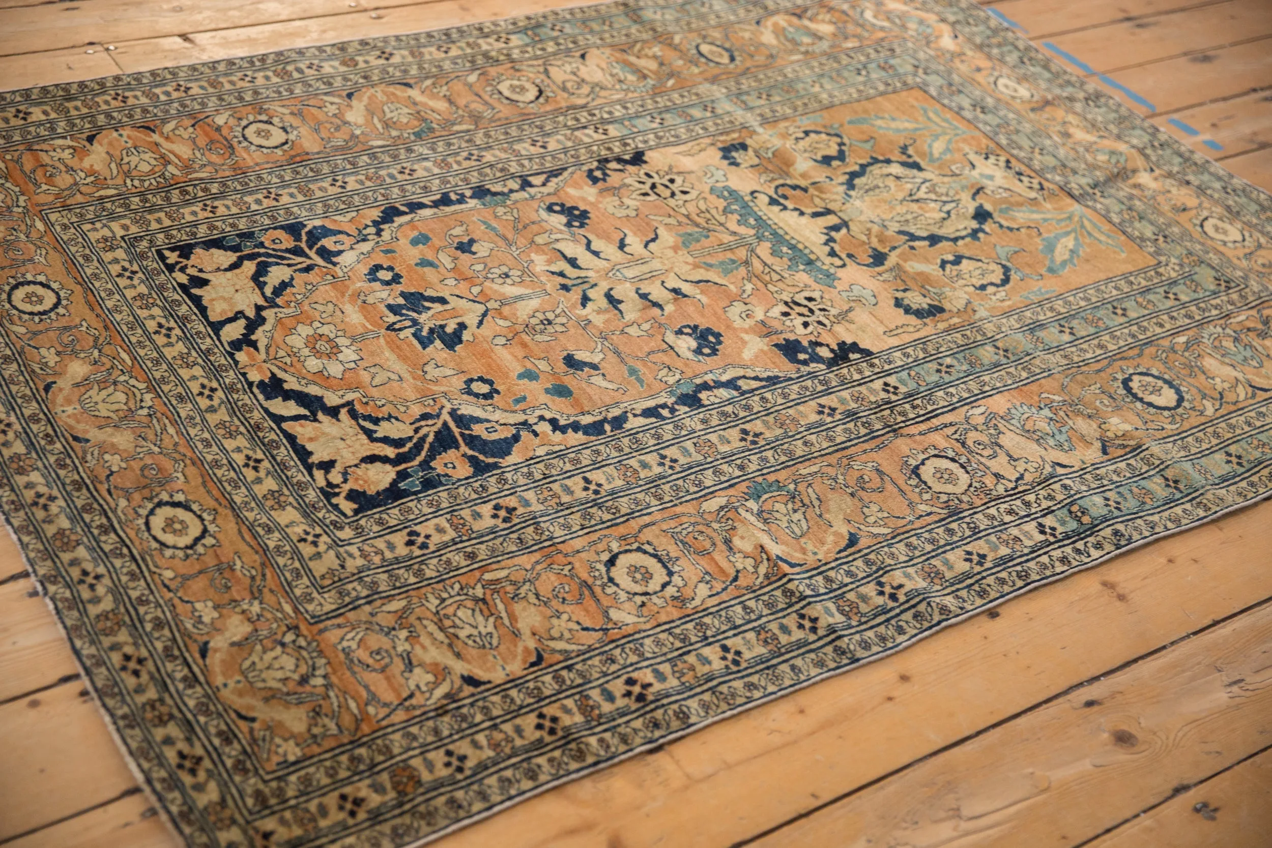 4.5x6 Antique Fine Tabriz Rug