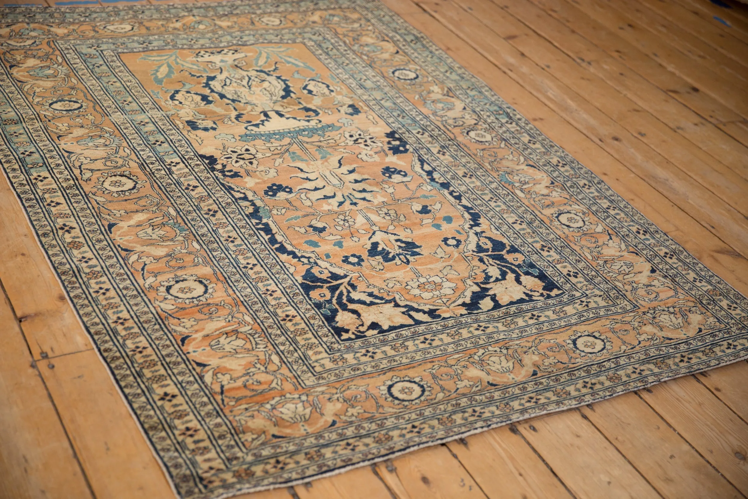 4.5x6 Antique Fine Tabriz Rug
