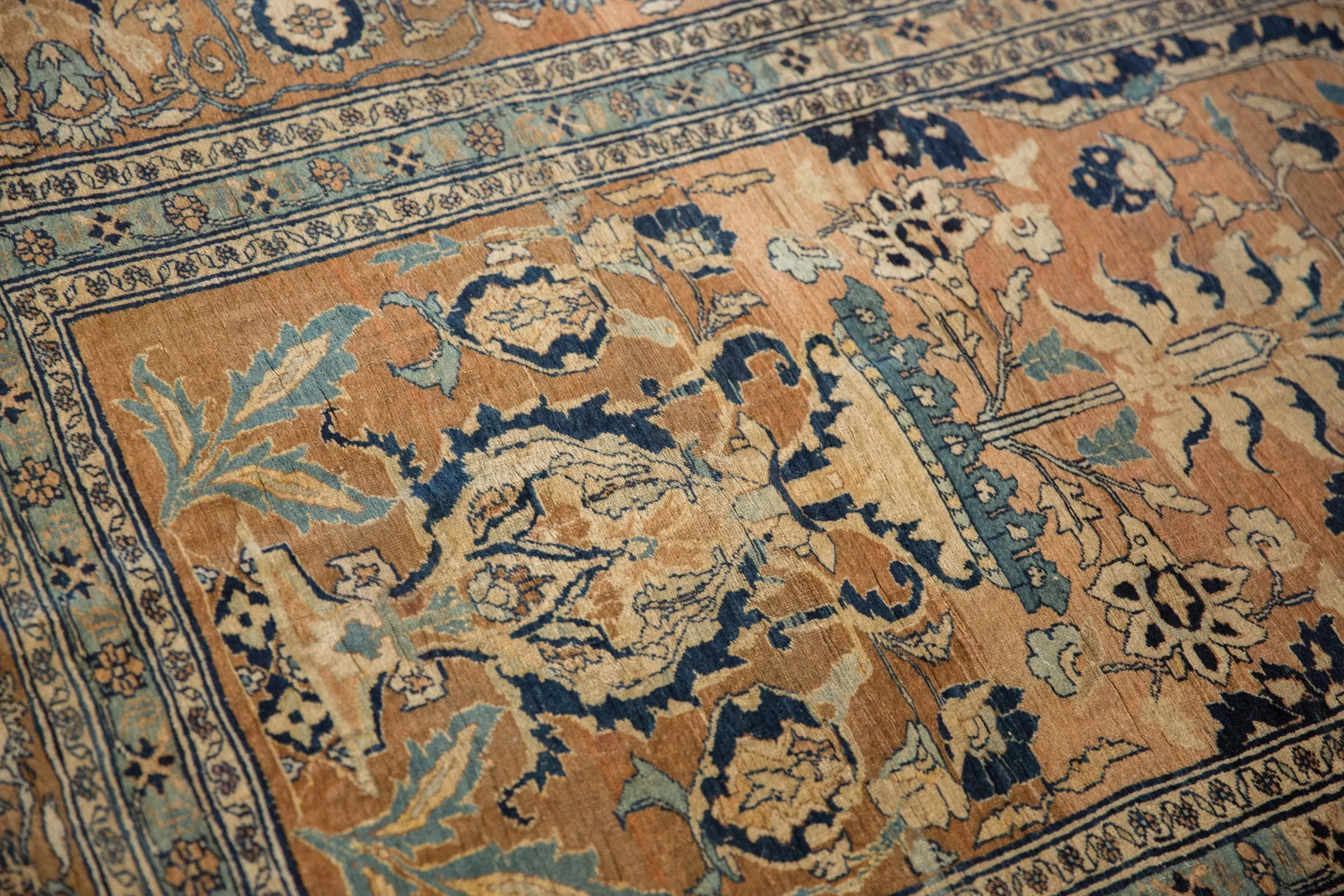 4.5x6 Antique Fine Tabriz Rug