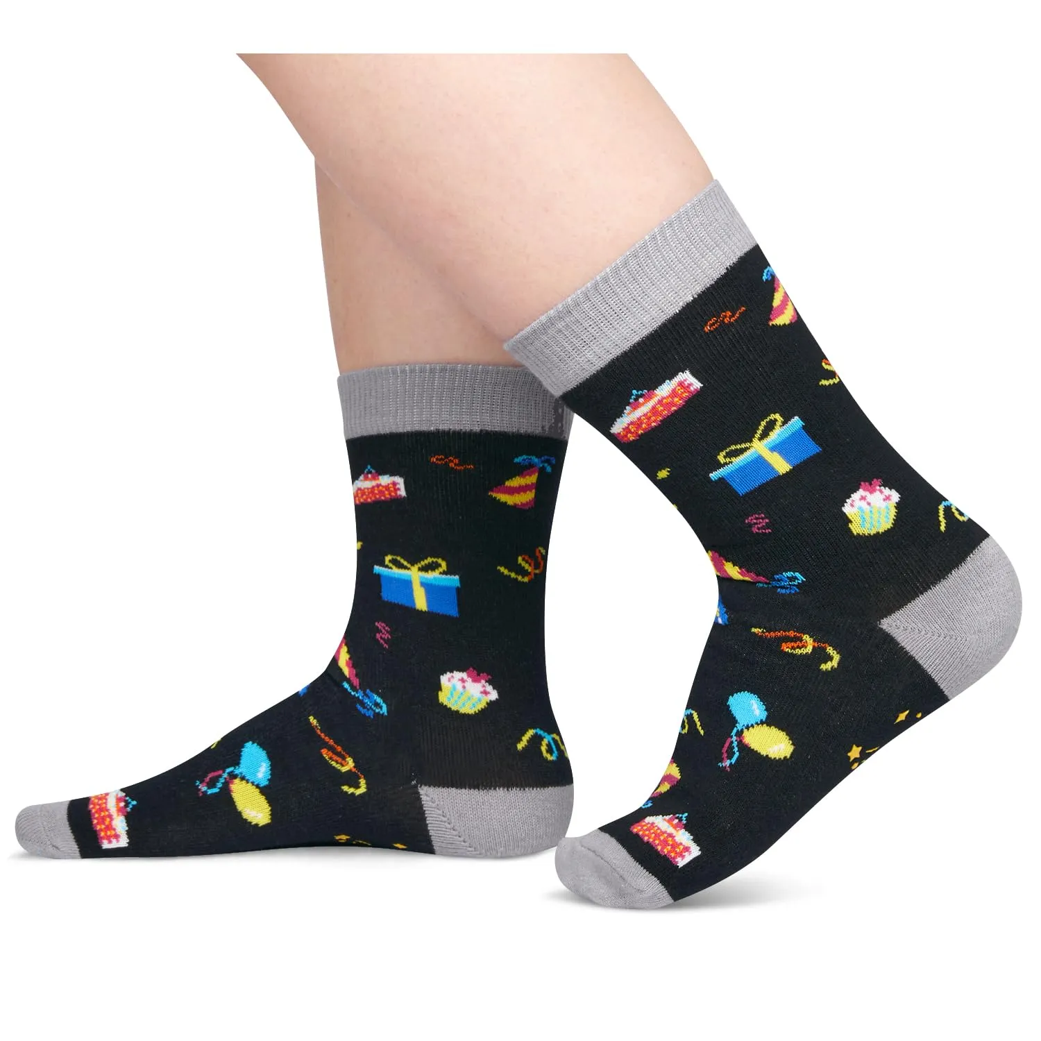 8th Birthday Gifts Ideas for Boys - Socks for Kids Age 8, Gifts for Eight Year Olds, Presents for 8 Year Old Boys, Happy Birthday Gift Box with Greeting Card