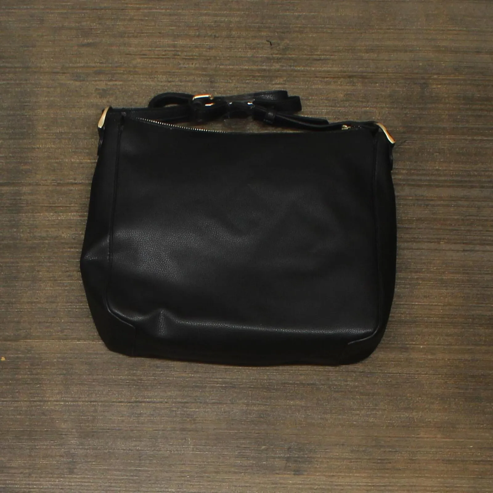 A New Day Mid-Size Zip Closure Crossbody Bag 81543064 Black One Size