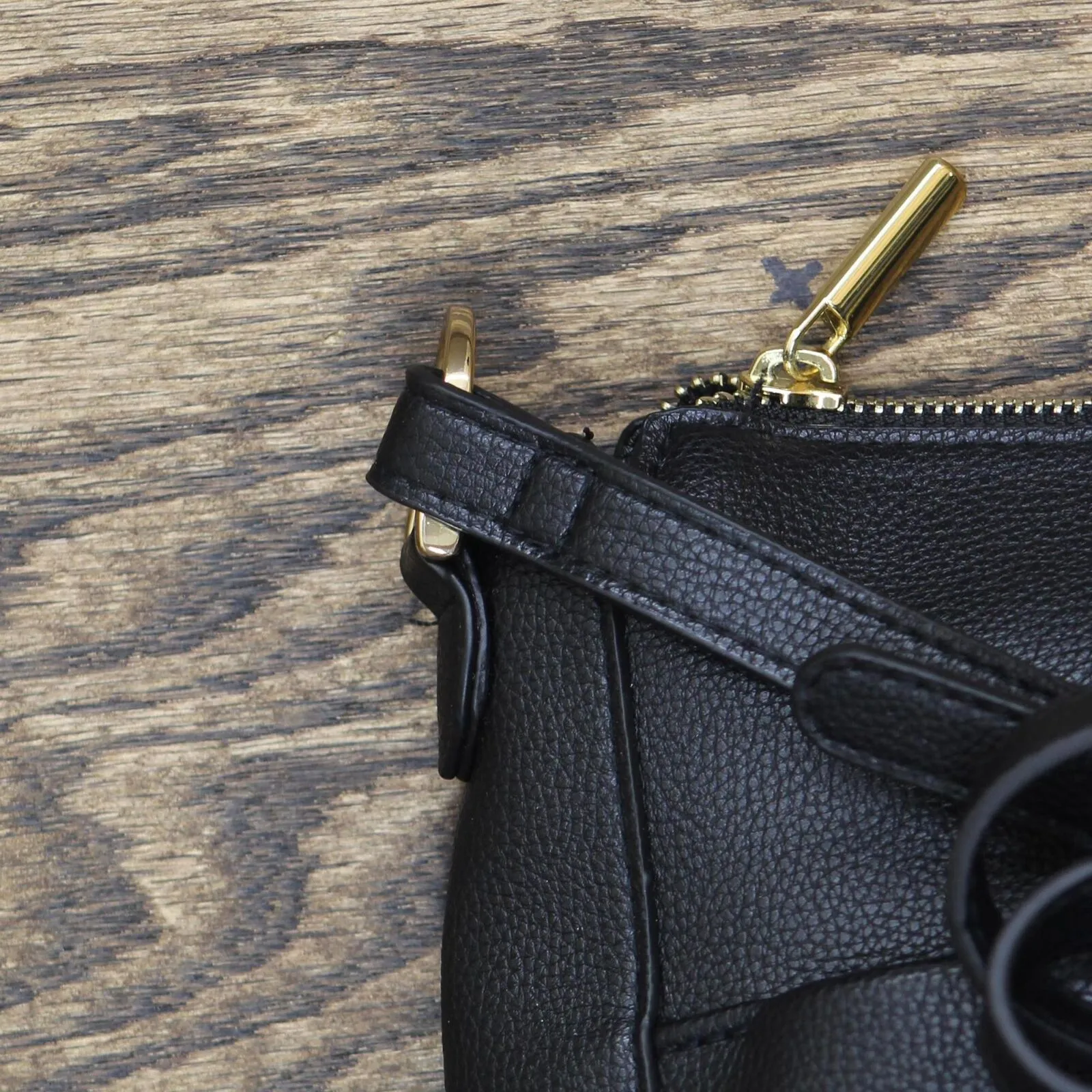 A New Day Mid-Size Zip Closure Crossbody Bag 81543064 Black One Size