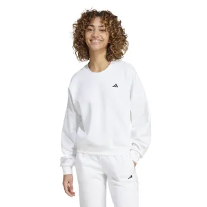 Adidas Womens Small Logo Feel Cozy Sweatshirt