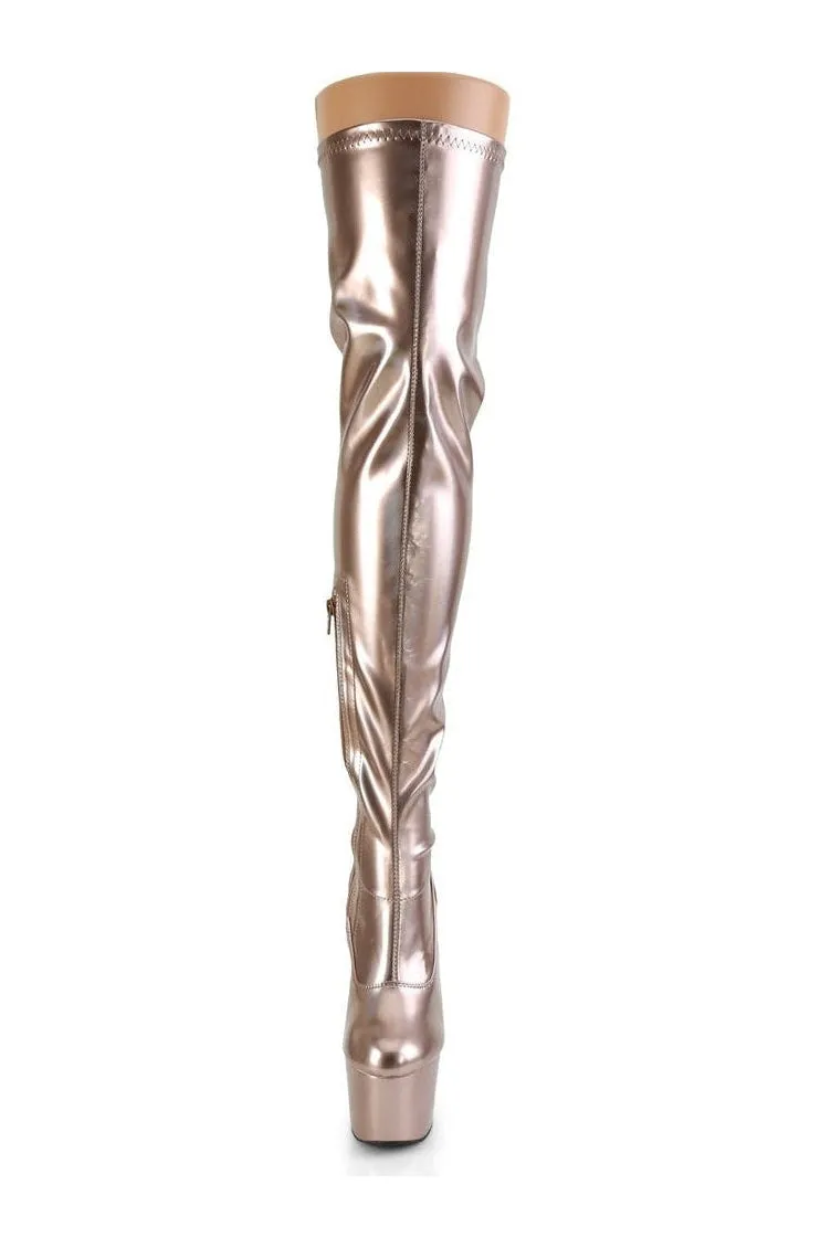 ADORE-3000HWR Exotic Boot | RoseGold Patent