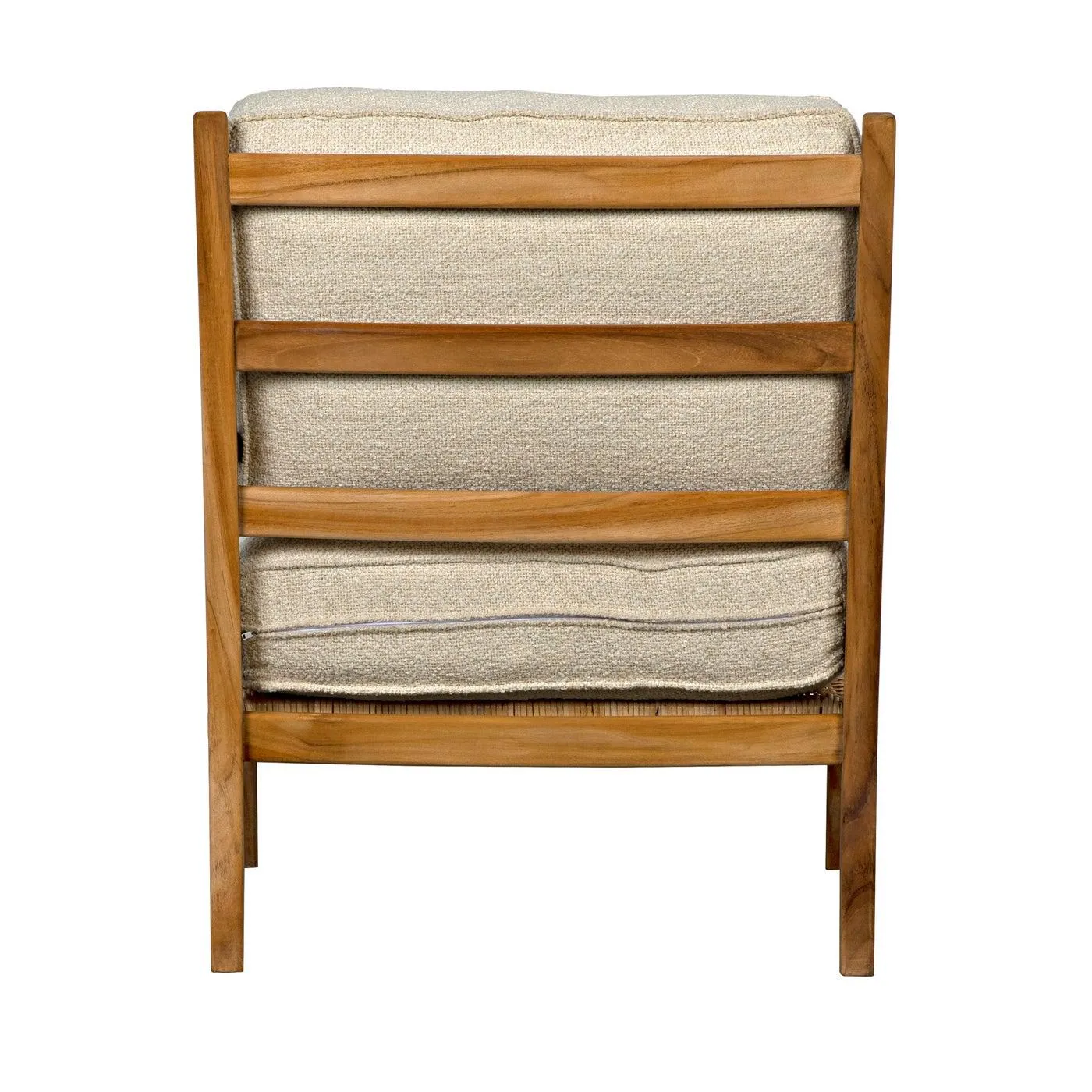 Allister Chair, White US Made Cushions
