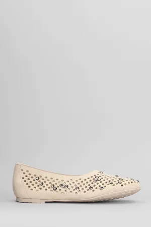 Ariane Ballet flats in rose-pink suede