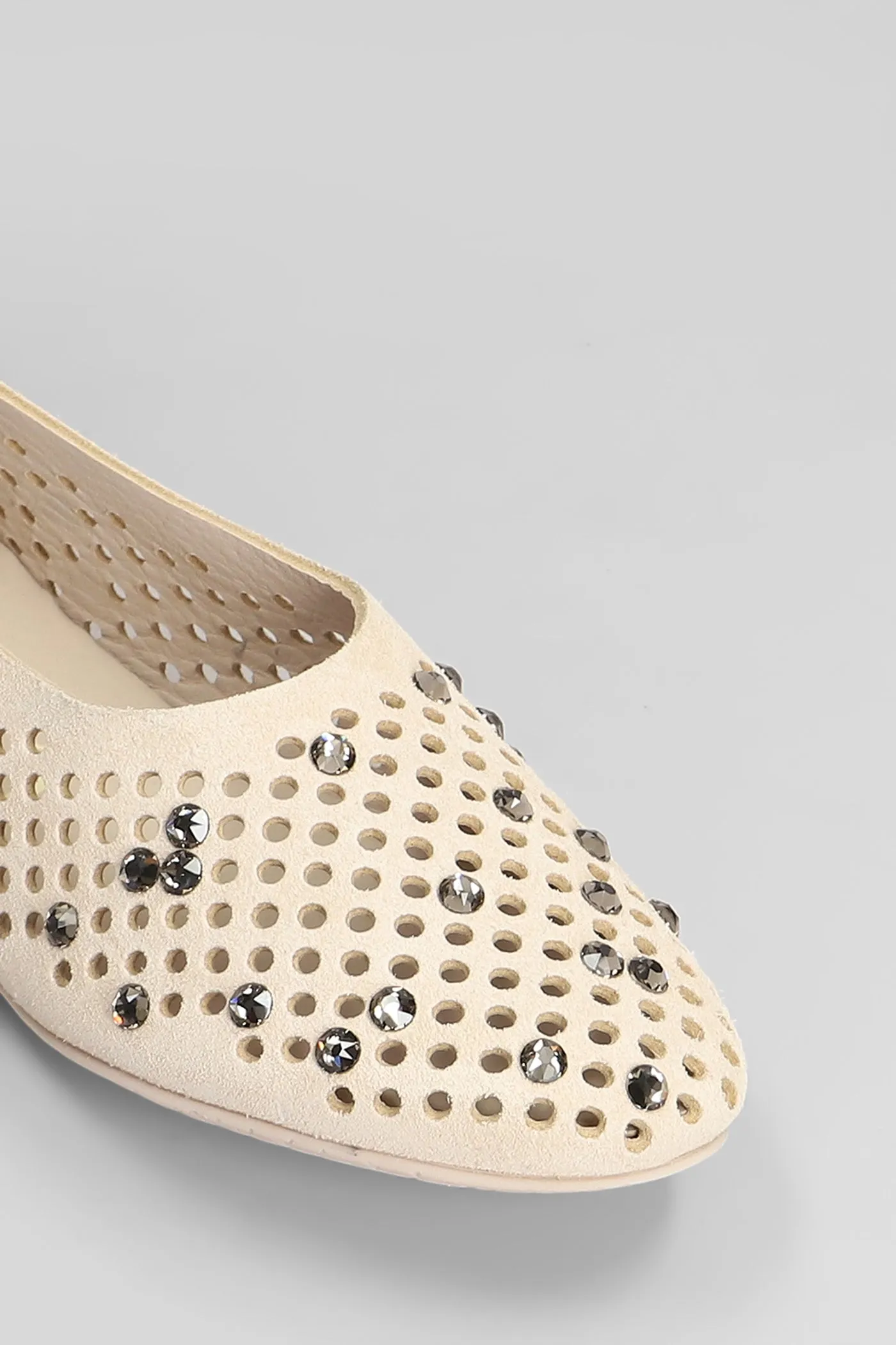 Ariane Ballet flats in rose-pink suede