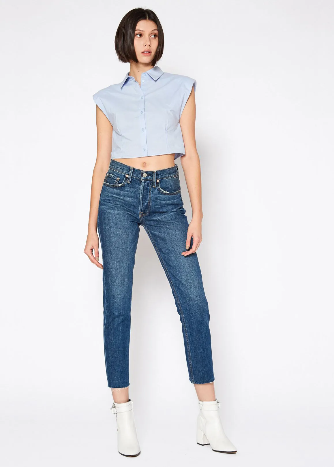 Astoria Mid Rise Crop Straight