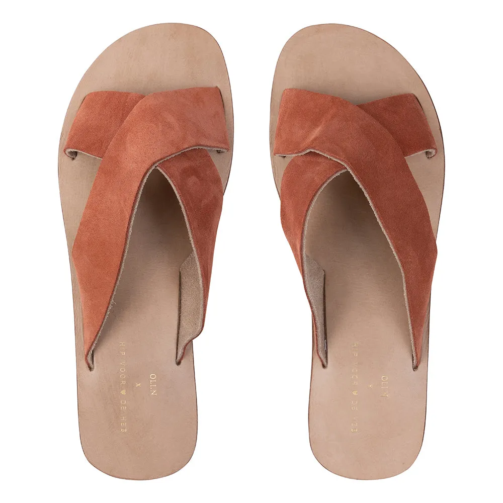 Basic sandaal orange