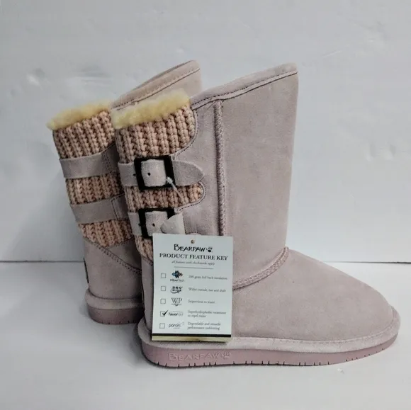 Bearpaw By UGG Youth Size 2 Boshie Pale Pink NEW!! 🔥