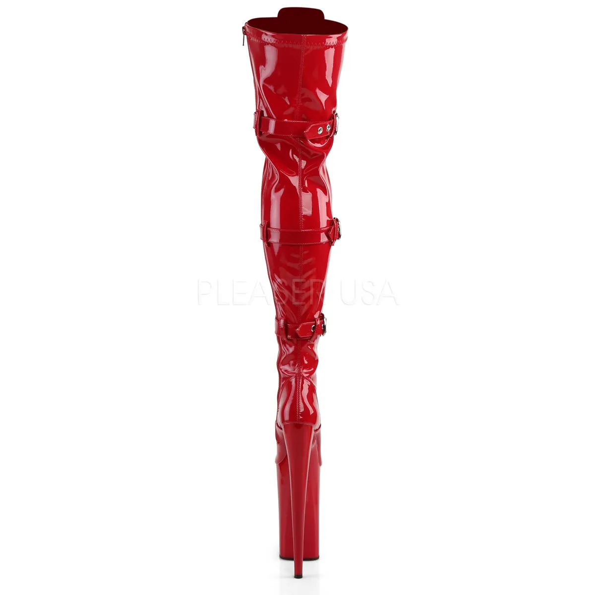 BEYOND-3028  Red Stretch Patent/Red