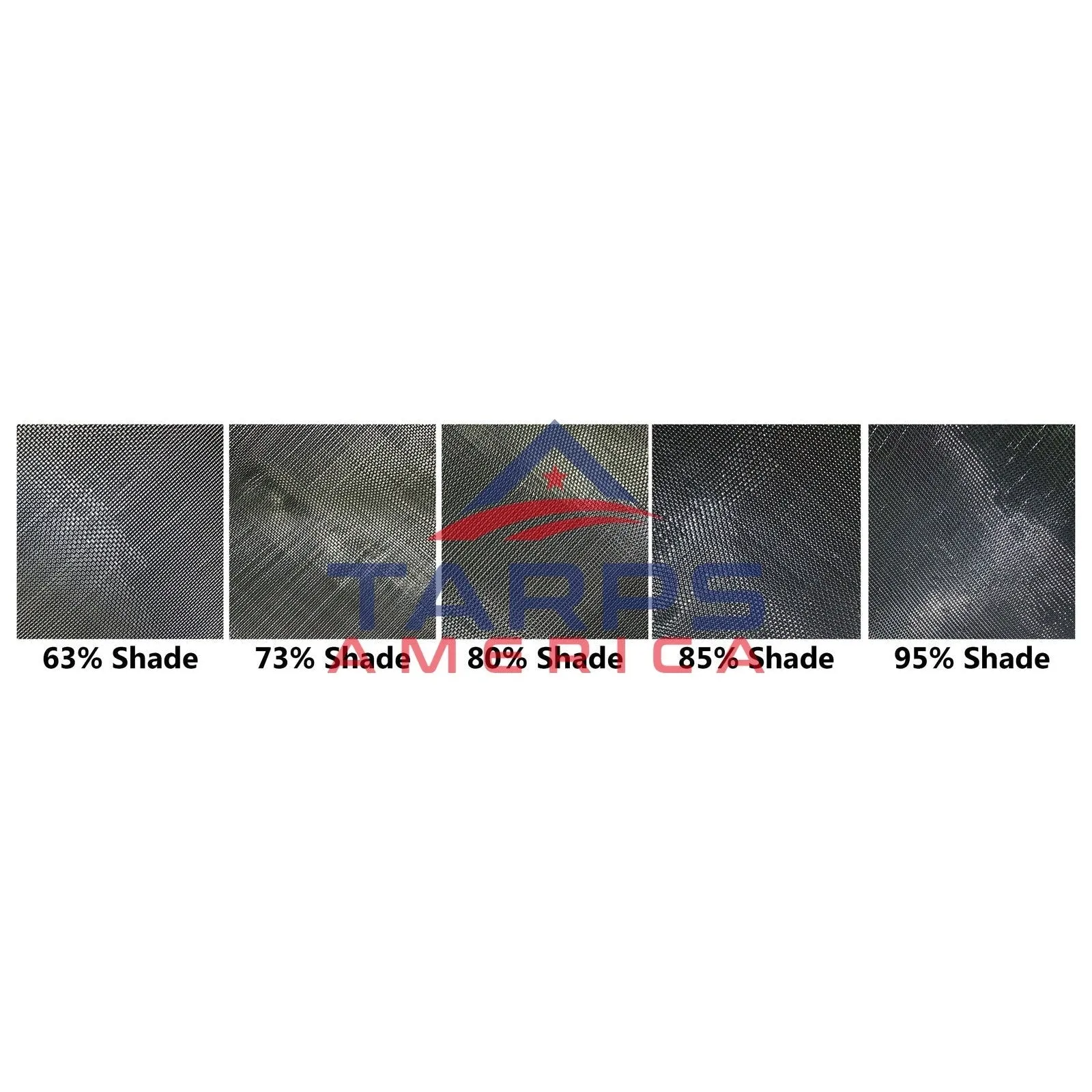 Black 63% Shade Cloth Mesh Tarp by ShadeMax®