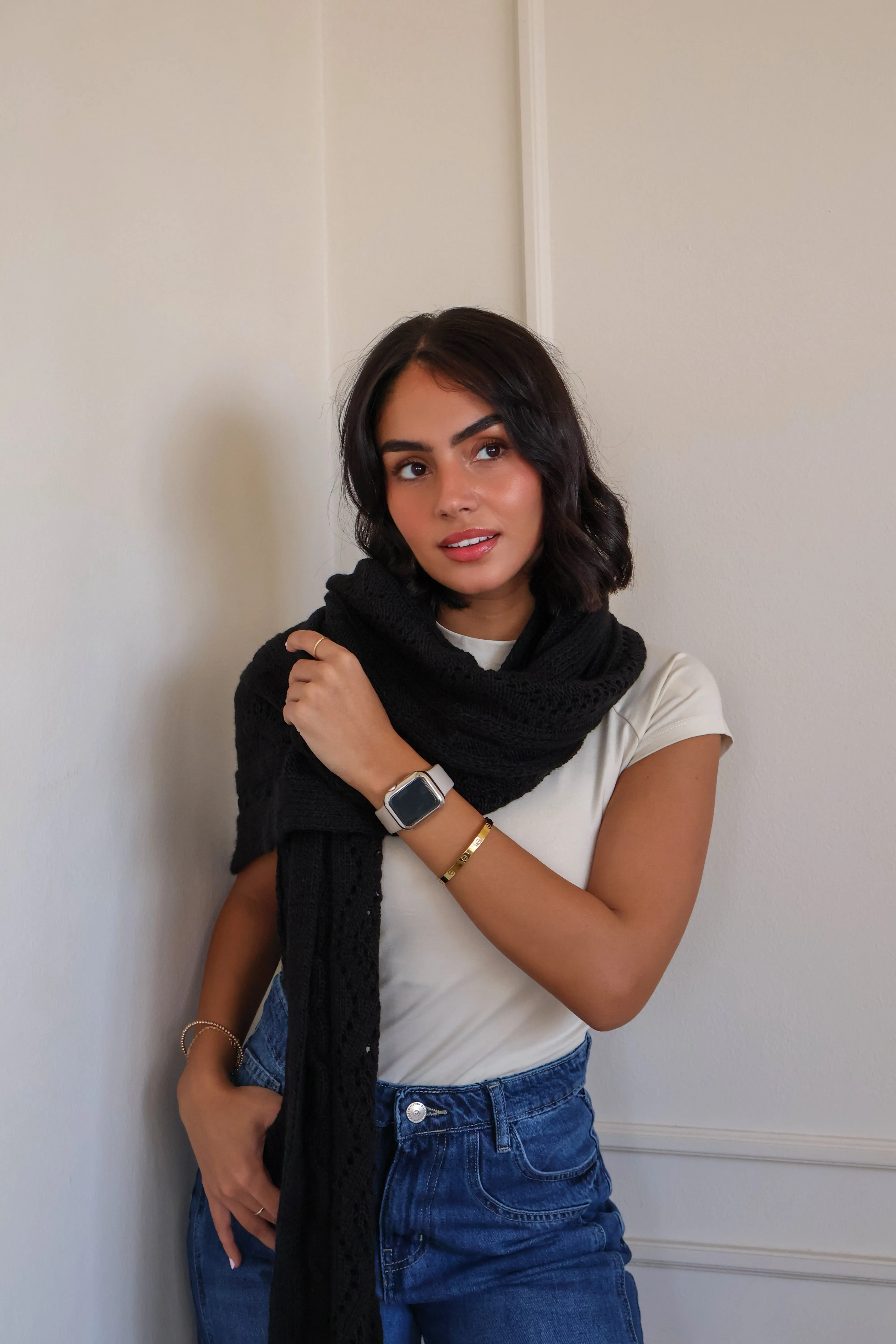 Black shawl