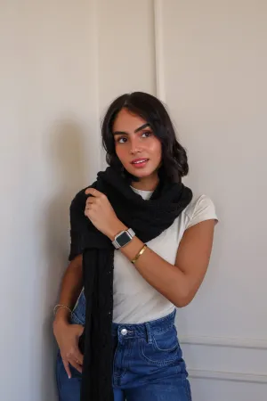Black shawl