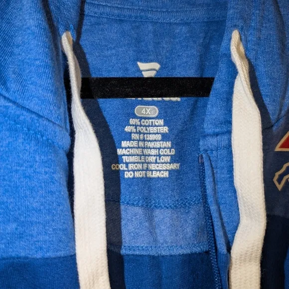 Blue Hoodie with Team Logo