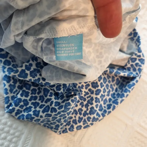 Blue Patterned Women's Dress