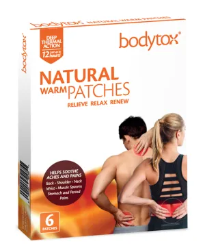 Bodytox Natural Warm Patches Pack of 6