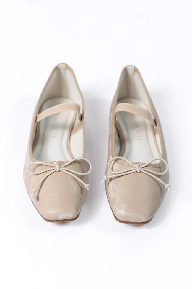 Brayden Beige Ballet Flats SALE