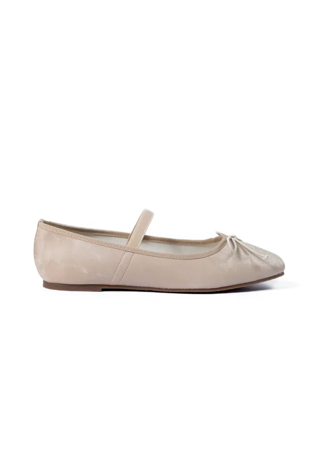 Brayden Beige Ballet Flats SALE