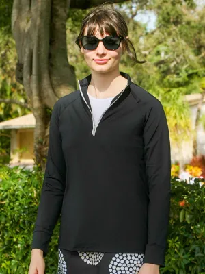 Briley Half Zip Pullover Black