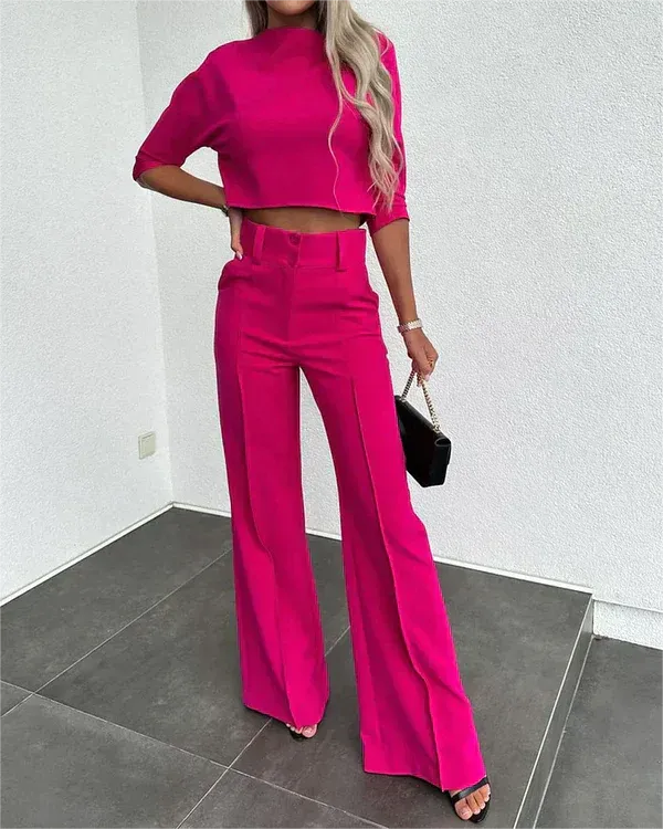 BRITTANY - STYLISH AUTUMN TWO-PIECE SET