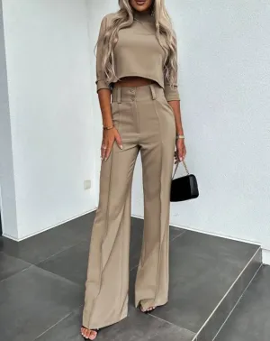 BRITTANY - STYLISH AUTUMN TWO-PIECE SET