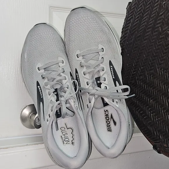 Brooks Ghost 15 Shoes Mens Size 14 Gray Sneakers Running Athletic Gym Jogging