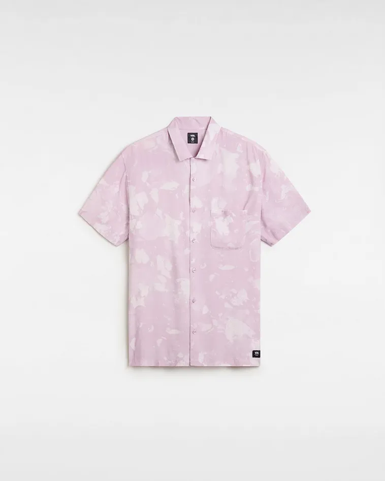 CAMP LOOSE COLLAR SS WOVEN - LAVENDER MIST SALE