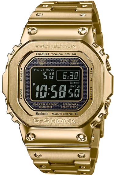 Casio G-Shock Full Metal Bluetooth Solar Square Face Gold GMW-B5000GD-9