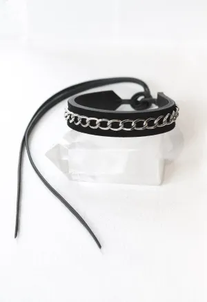 Chain Suede Choker