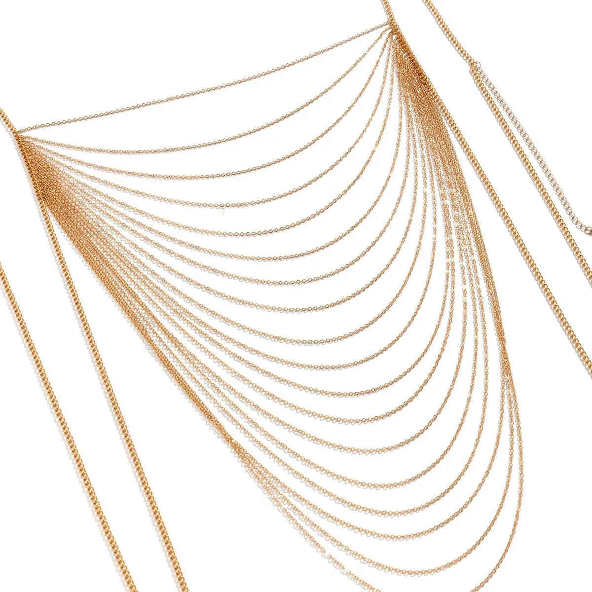 Chic Hollow Backless Cable Chain Tank Top
