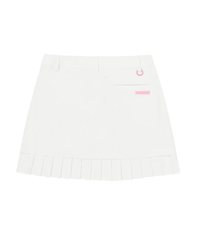 CHUCUCHU Woven Skirt - White