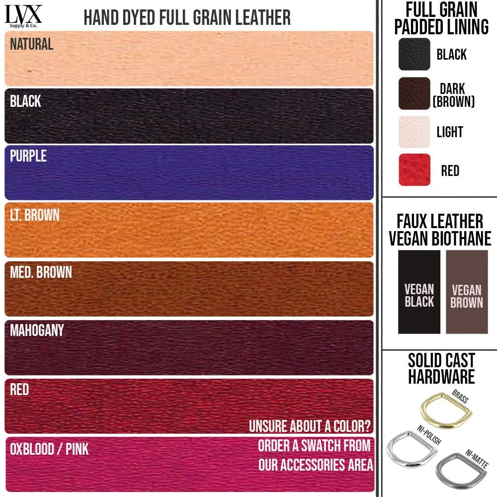 Classic Leather Hip Harness [Suede-Lined]