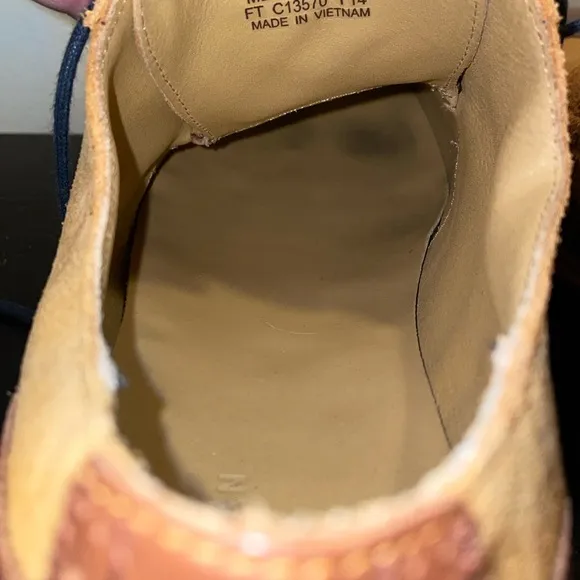 Cole Haan Wing Tip Oxford Dress Shoe Men's Size 13 M.  Leather and Suede