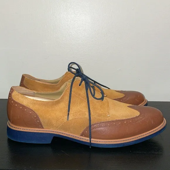 Cole Haan Wing Tip Oxford Dress Shoe Men's Size 13 M.  Leather and Suede